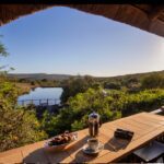 Views over the river at Lalibela Game Reserve
